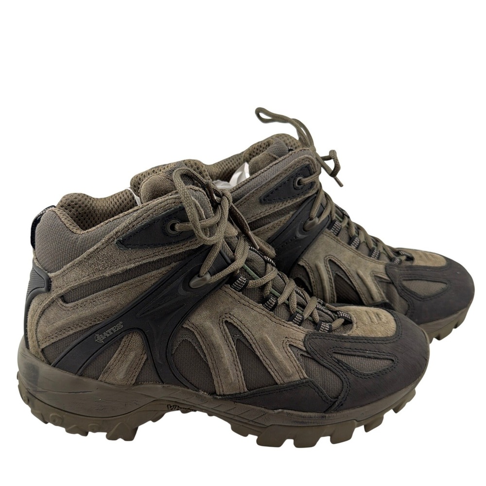 Bates Tactical Hiking Boots Mens 11.5 Brown Fair Leather Mesh E02411 AS/IS N/R